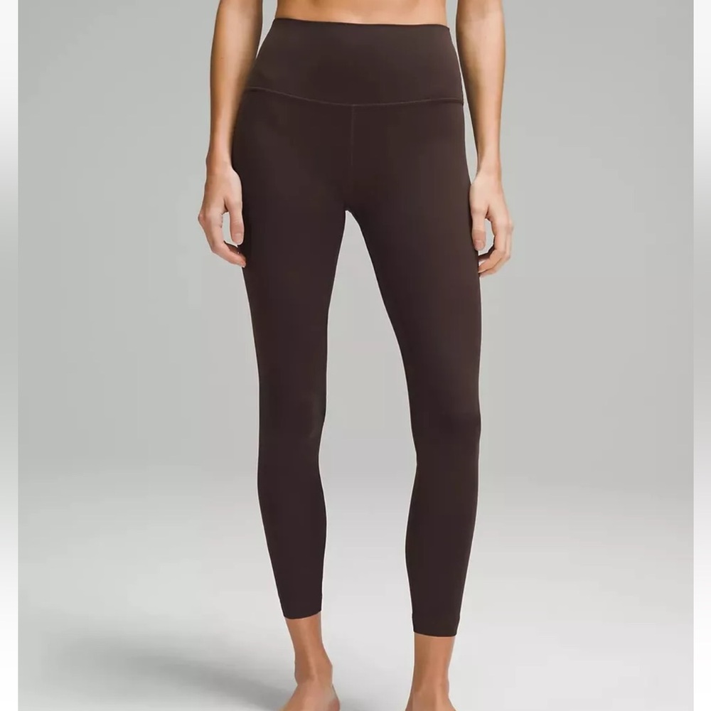 Lululemon Align High Rise Pant 25" with Pockets Espresso Brown Size: 6